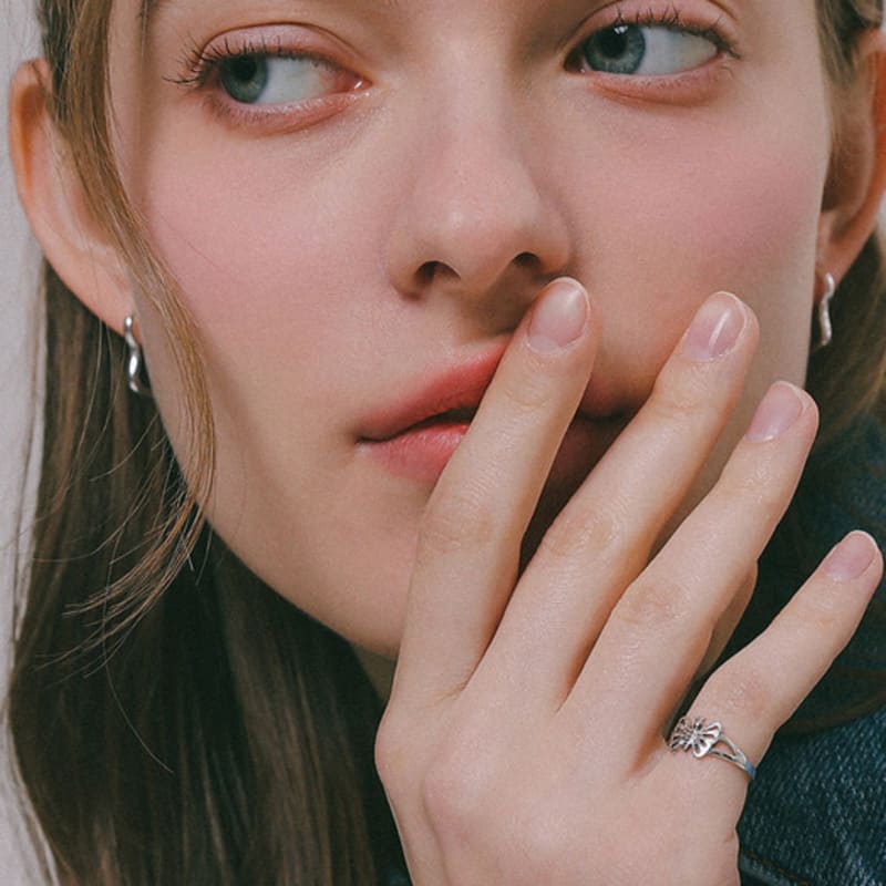 J.Lauren Silver Butterfly Open Ring R0709