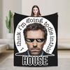 House MD Dr Gregory House Fashion Blanket Cozy Soft  Throw Fashion Blankets for Bed  Multi-size Quilt