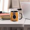 Music Theme Coffee Mug 350ML Guitar Piano Violin Ceramic Mug Coffee Mug Ceramic Mug Coffee Cup Table Decoration Tea Mugs