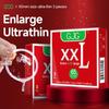 GJG Ultra-Thin Large Condoms Set - 3 Piece, 65MM, Smooth Surface, English Version
