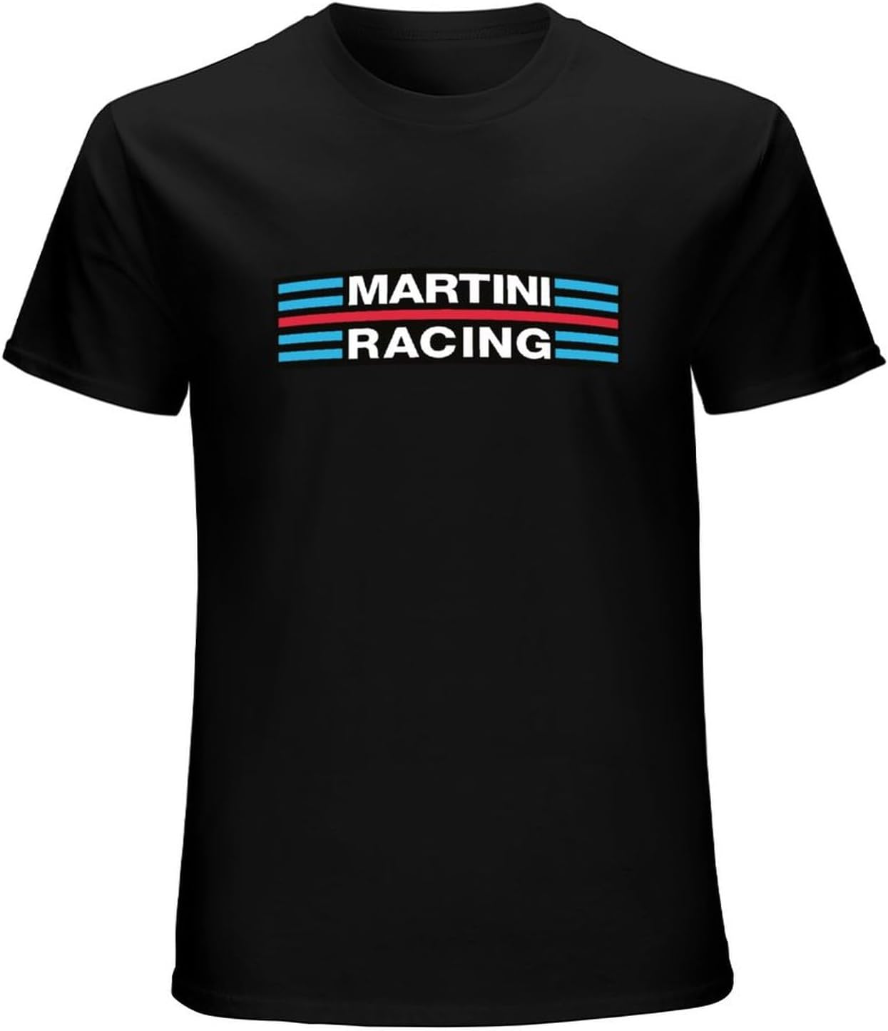 Martini Racing Car Enthusiast Rally Short-Sleeve T-Shirts Black 4XL