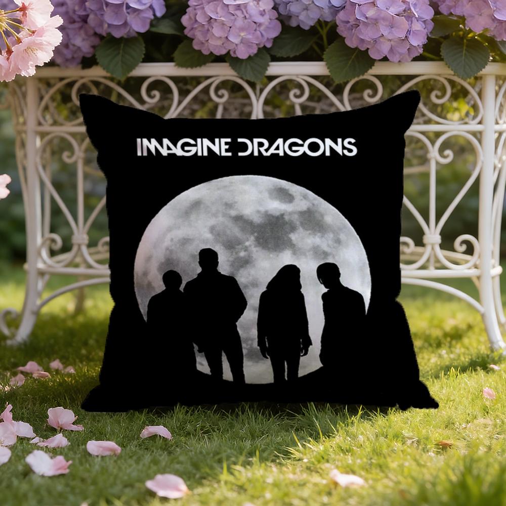 I-Imagine D-Dragons Cushion Cover Home & Car Dual-Scene Pillow Cover: Reversible for Premium Comfort