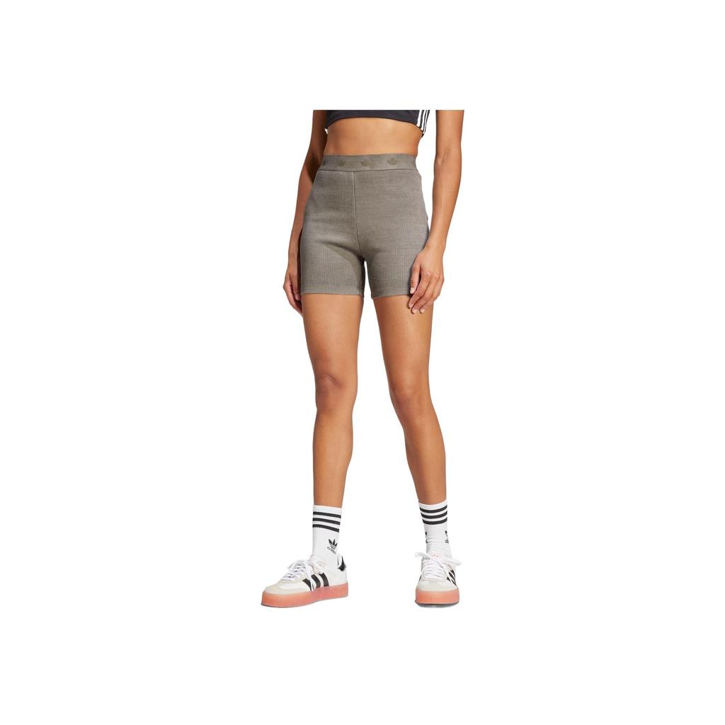 Adidas Originals Comfortable Fashion Trendy Hip Hop Style Solid Color Versatile Sports Shorts Women shorts Gray JC7552