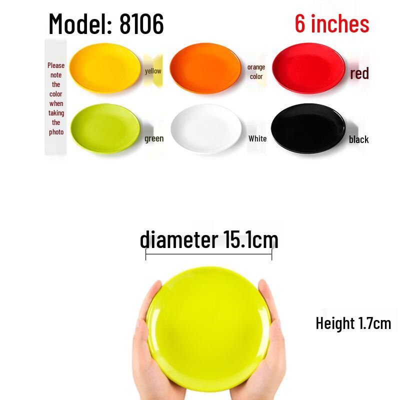 Melamine Round Dinner Plate