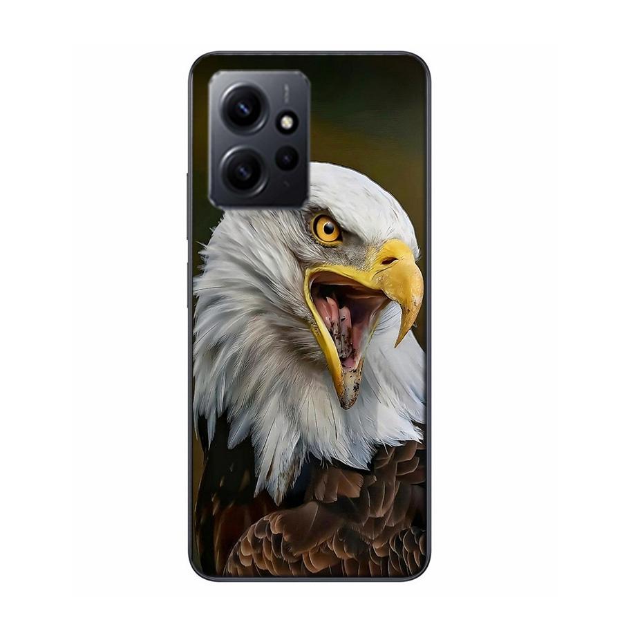 Majestic Eagle Gaze Phone Case For Redmi 12 13C 12C 15C 9 10 10C Note 13 Pro Plus 14 15 Pro 9T 9C 9A TPU Soft Cover Clear Cell C