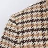 European and American style, new women's clothing, versatile, fashionable and fashionable woolen plaid jacket 9492780