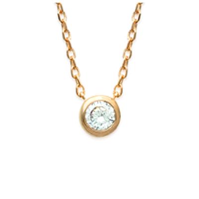 [L0784] - Vergoldete Halskette 'Unique' weißgoldfarben - 6 mm