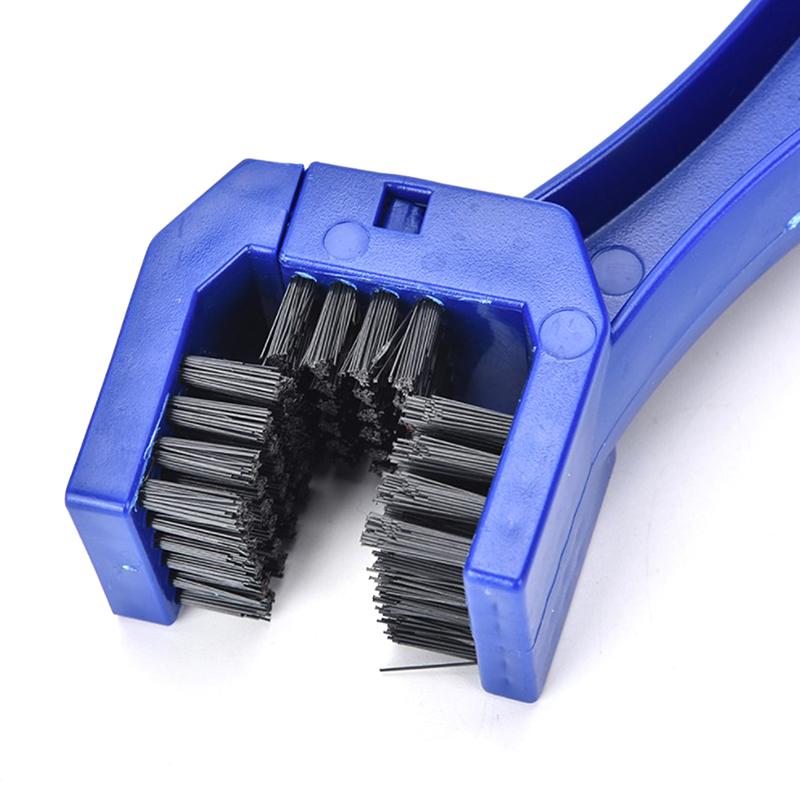 Brosse de nettoyage pour chaîne de moto Brosse en plastique pour vélo Nettoyant pour chaîne de vélo