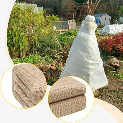 Jute pour la Protection des Plantes en Hiver, Couverture de Jardin Multifonctionnelle Contre le Gel en