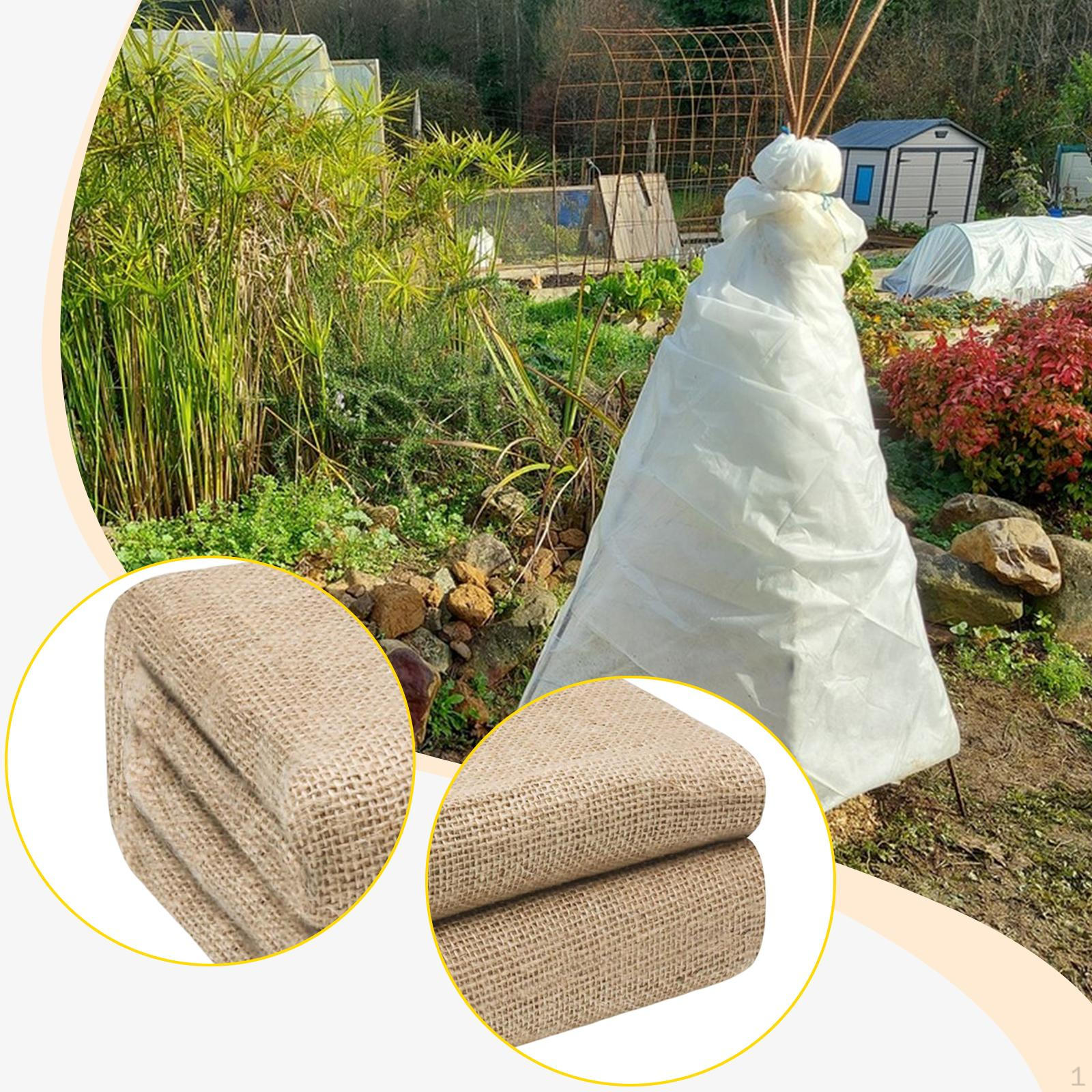 

Burlap for Winter Plant Protection, Multifunctional Garden Cover Against Frost in Length 3 M