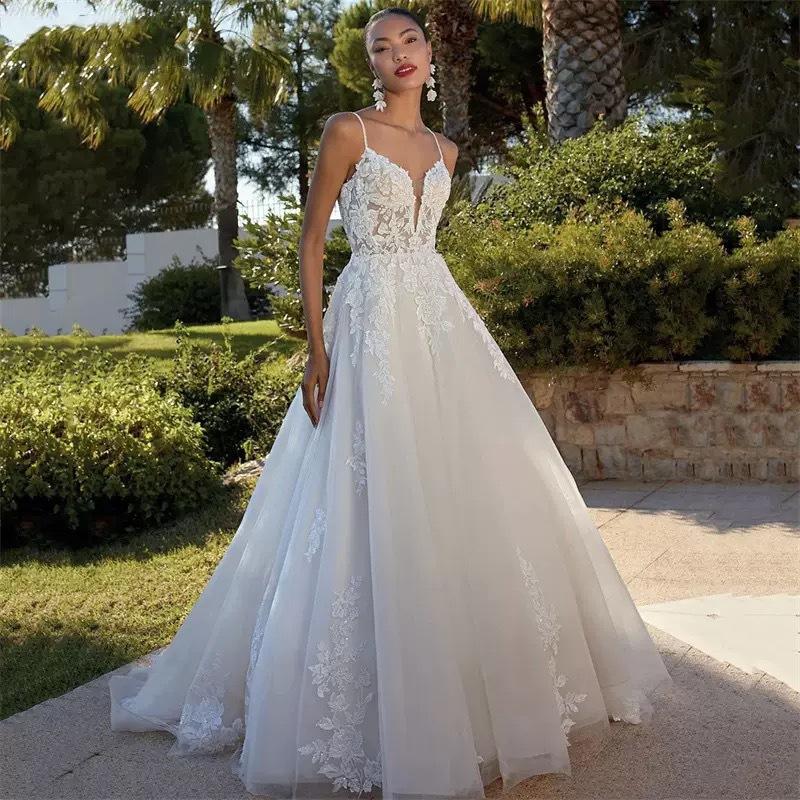 Suspender light wedding dress high-end new