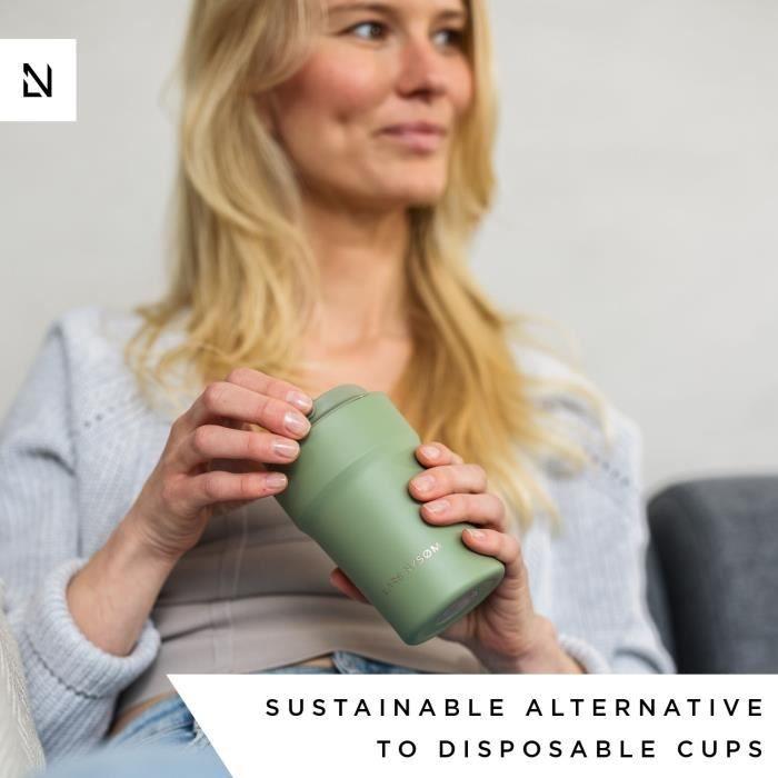 Mug isotherme - lars nysøm - bevægelse - 500ml - acier inoxydable - sans bpa