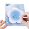 Gradient Sticky Notes Special-shape Sticky Notes with Halo Effect High Aesthetic Student Stationery Memo Pads Kawaii Stationery