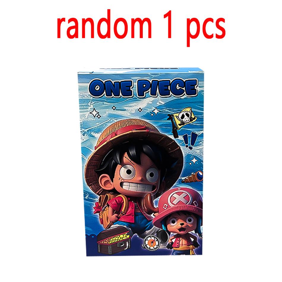 8 pièces One Piece anime Bateau Pirate Tendance Boîte Aveugle Boîte Mystère Ornements Kawaii Figurines Décoration d'Intérieur Bureau