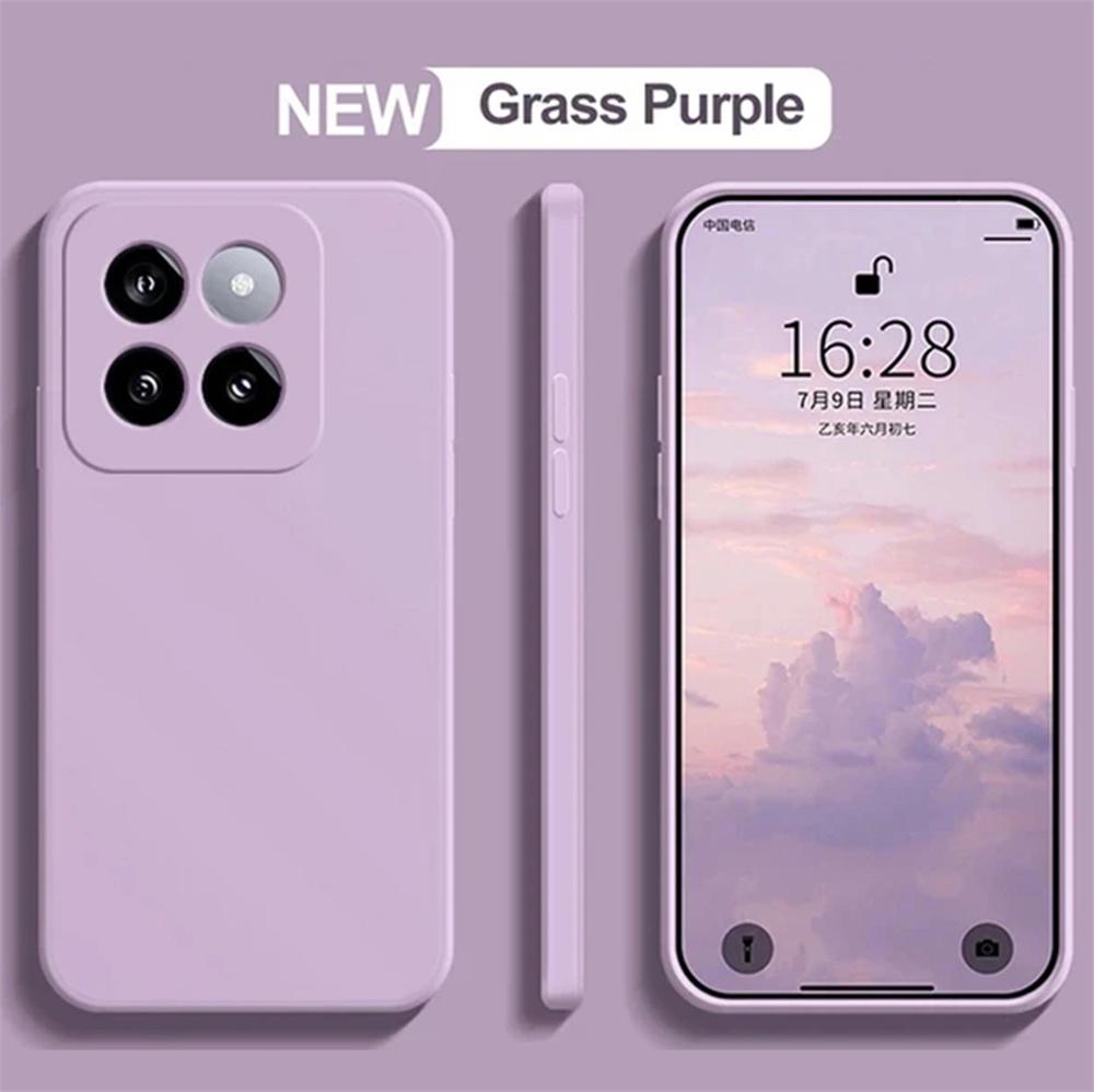 Original Liquid Silicone Camera Protector Case For Xiaomi 14T Case Xiaomi 14T Pro Cover Funda Soft Back Cover For Xiaomi 14T FOR Xiaomi 14