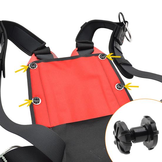 Șuruburi de carte pentru placă spate, ham moale, șuruburi de montare, accesorii hardware pentru scufundări, pentru scufundări