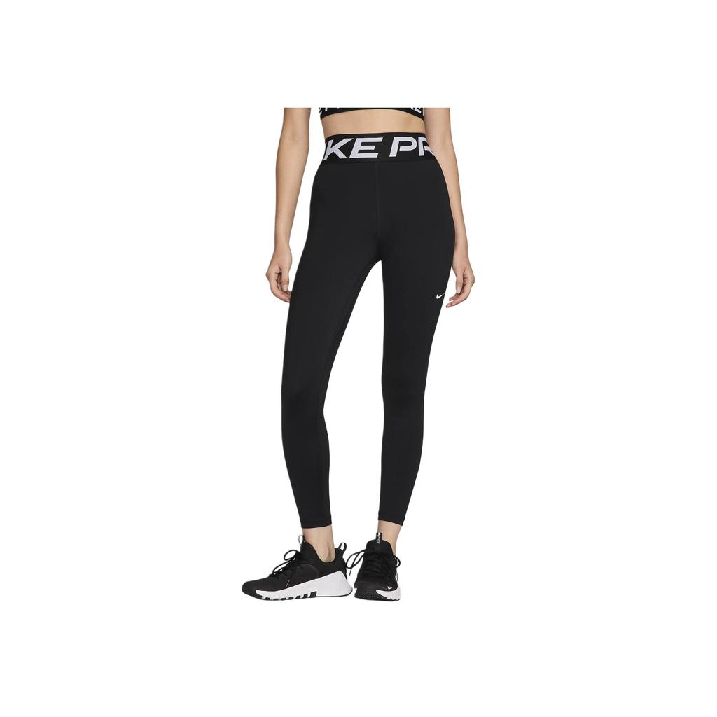 Nike Logo High-Waisted Slim Fit Elastic Knit Sports Pants Women Bottoms Black FV7383-010