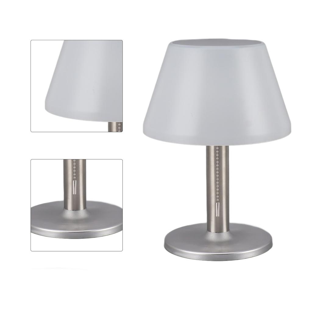 Solar Table Lamp LED Waterproof 3 Levels Adjustable Solar Desk Lamp for Home Outdoor Garden