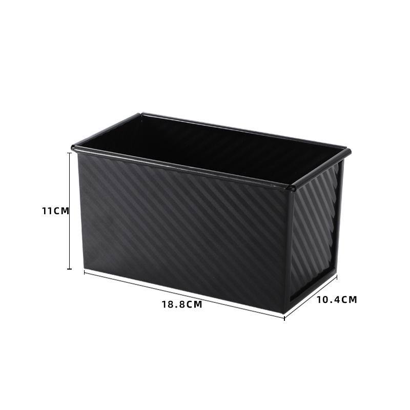 Rectangular Bread Mold with Cover Bread Baking Tray Cake Toast Non-Stick Toast Box with Lid Aluminized Steel Kitchen Accessory