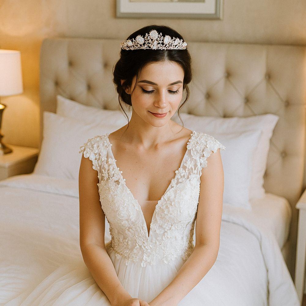 Shining Bridal Tiara Luxury Girls Princess Crown Dress Up Wedding Hair Crown  Celebration