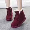 Autumn and Winter New Snow Boots Women's Martin Short Boots Foreign Trade Large Size Cotton Shoes Students Warm Velvet Shoes