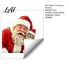 Waterproof Festive Home Decor Christmas Window Static Sticker Santa Claus And Cute Kitten PVC Removable Glass Door Decals Decal Reusable Cling
