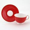 Aynsley Cottage Garden Tea Cup & Saucer, Oban, Approx. 200ml, Red, 297305206C