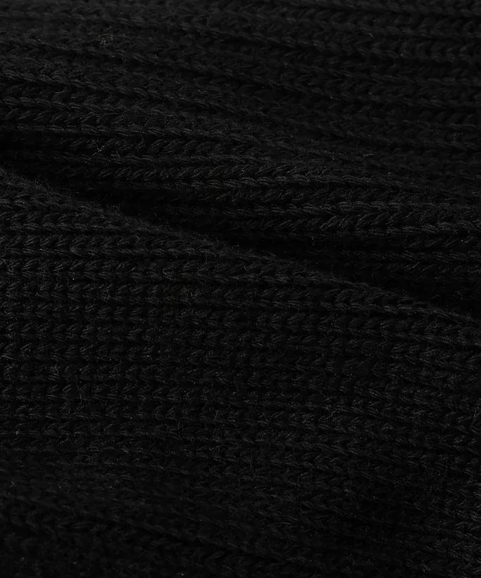 Over-the-knee socks_Black