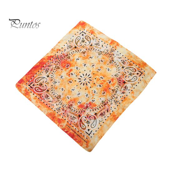 Hip Hop Square Bandana Breathable Cotton Men Women Boys Girls Multi-purpose Summer Handkerchief Printed Sun Protection Hair Scarf Christmas Gift