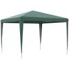 Demountable Tent 3x3 M Garden Gazebo Pavilion with 4 Drainage Holes and Steel Frame for Terrace Patio Green