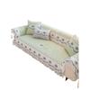 Summer Ice Silk Sofa Cushion Non-Slip Dustproof Cool Cushion Summer Simple Design Vintage Printed Sofa Cover Cover Cloth