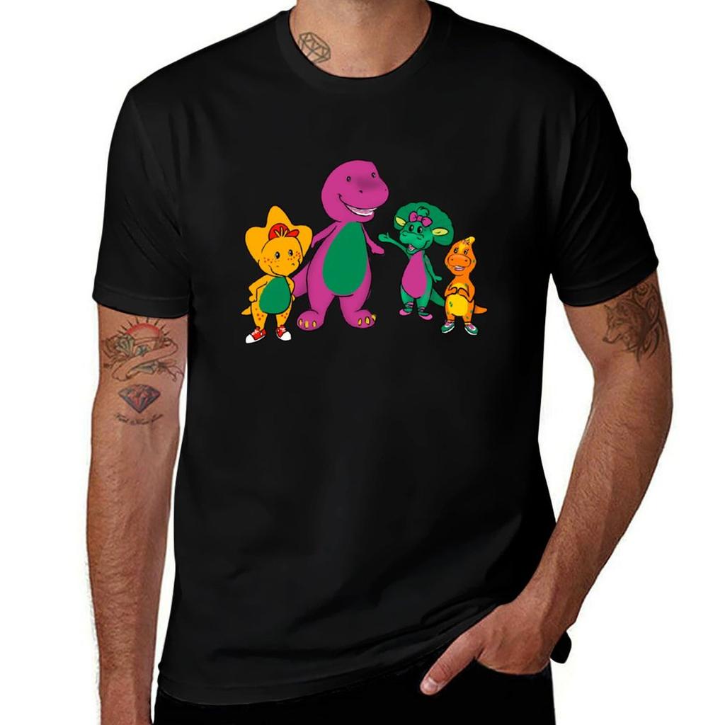 Barney And Friends Tshirt Work Duty Casual Tshirt