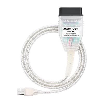 Mini Vci J2534 pentru Toyota TIS Techstream V18.00.008 FTDI FT232RQ FT232RL OBD2 Cablu de diagnosticare pentru Toyota/Lexus