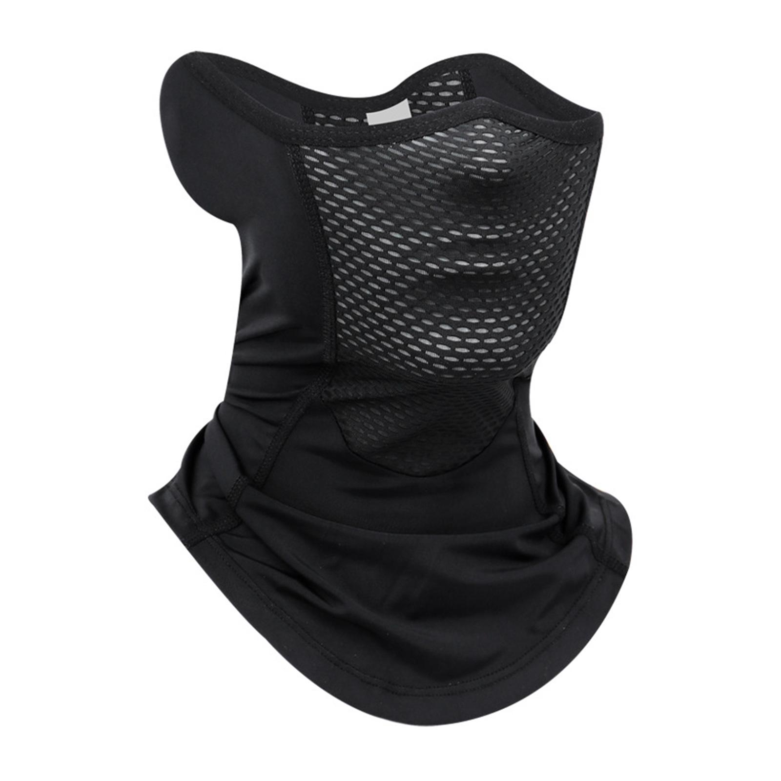 

Neck Scarf Tube Ice Silk Face Mask Bandana Cover Headbands for Cycling Motorcycles Face Mask Balaclava Headwear Headwrap чёрный