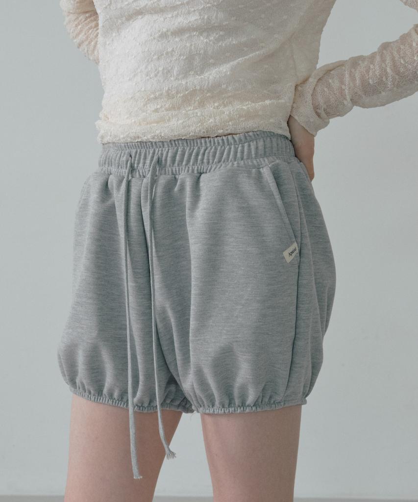 Apeijeu Marshmallow-Fit Shorts (Melange Gray)
