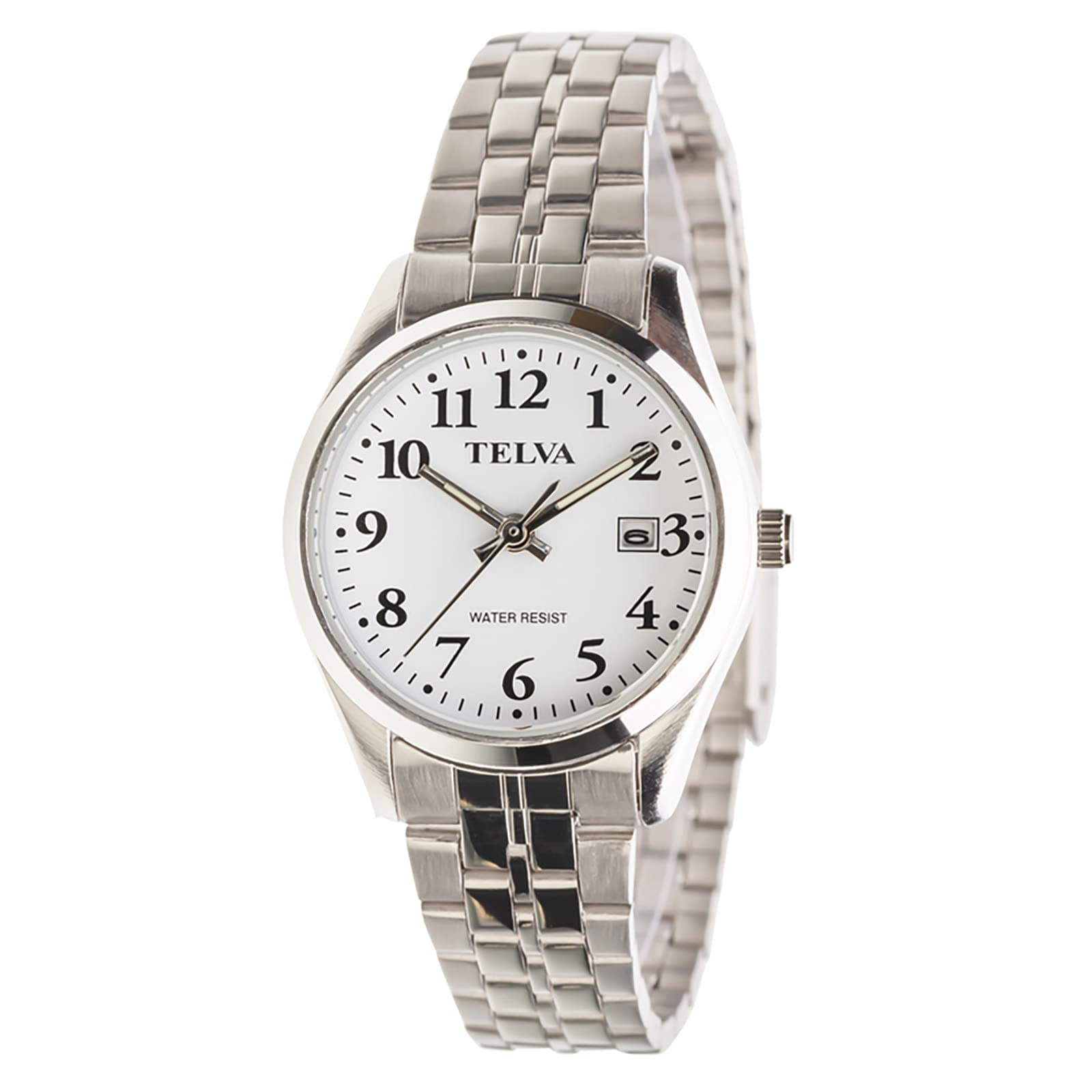 

[Klefa] Analog Women s Watch Waterproof Metal Band Silver TE-AL245-WTS