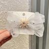 Princess Snowflake Bow Hair Clips for Girls - Cute Pink Korean Style Headwear