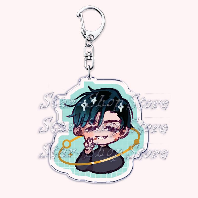 Cute Alien Stage Roommates Chibis Keychains for Womens Accessories Bag Luka Ivan Till Mizi Hyuna Sua Keyrings Jewelry Fans Gifts