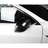 For Tesla Model S 2014-2017 2018   Carbon Fiber Rearview Side Mirror Cover Trim Protection Cap Accessories Car Styling