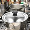 Taste Cup Lid Frying Pan Metal Seasoning Pot Cover Oil Universal for Stainless Steel Lids Cooker
