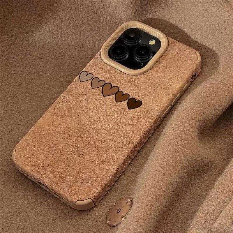 New Heart-Shaped Leopard Print Balloon Pattern Phone Case For For Iphone 16 17 Pro 13 12 11 Pro Max 16 15 14 Pro 17 Air Xs XR Cover
