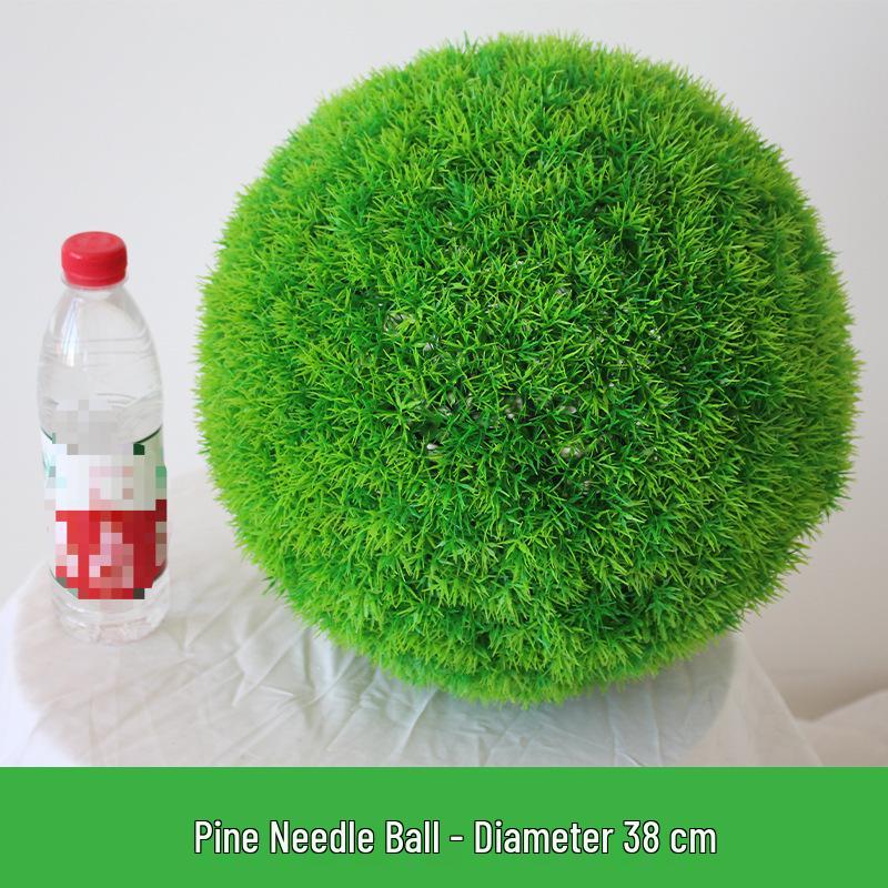 Artificial Greenery & Grass Ball Ceiling Decoration for Visual Merchandising and Store Windows