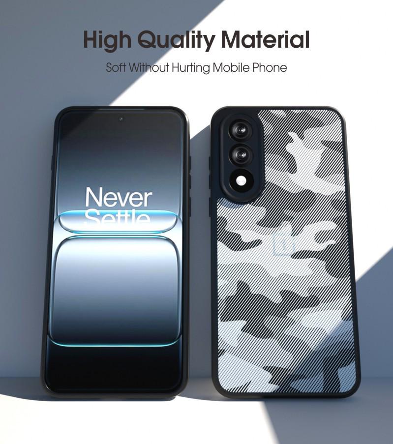 Camouflage Protective Case with Lanyard for OnePlus Ace 5 Ultra/Nord 5