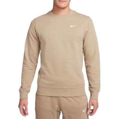Logo Print Crew Neck Long Sleeve T-Shirt Men Tops Beige 637903-247