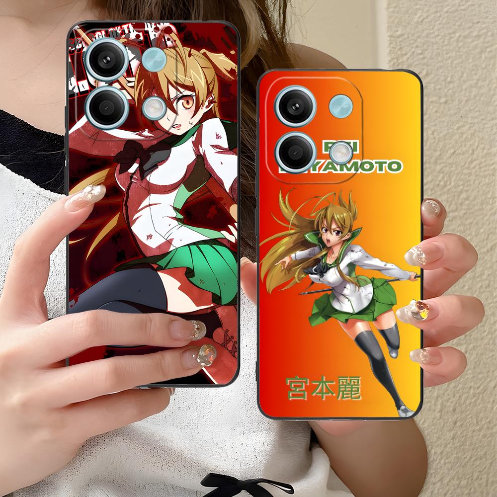Highschool Rei Miyamoto Phone Case for Xiaomi Redmi 15 14 13 12 A5 3 2 1 C Plus 4G 5G Colorful Printing Cover Luxury Cover