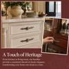 Zinc Alloy Drawer Pulls Bronze Finish Furniture Handles Hardware  Furniture Accessories