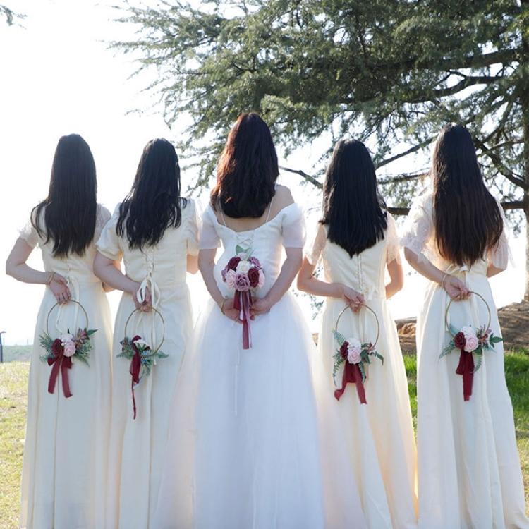 Wedding Artificial Flower Bouquet Simulation Wedding Flower Arrangement