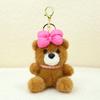 Plush Bear Cute Pendant Keychain Accessory Stuffed Doll Decoration Kids Gift