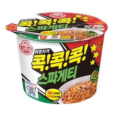 Ottogi Kok Kok Kok Spaghetti Stirfry Big Cup 120g (2 Options)
