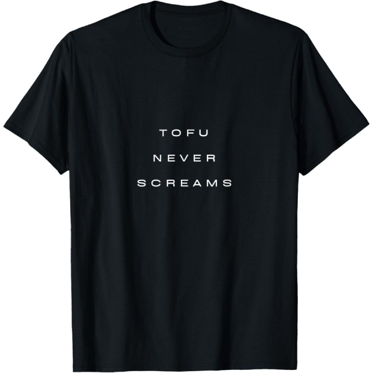 Tofu Never Screams Vegan Shirt, Gift for Vegan T-Shirt S